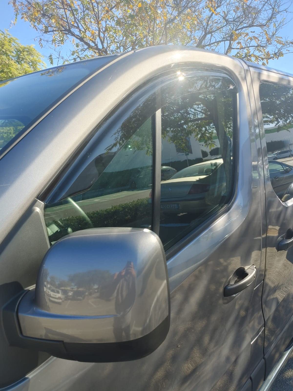 Deflectores Compatible con Renault TRAFIC | Desde 2014+ Derivabrisas Exteriores Delanteros