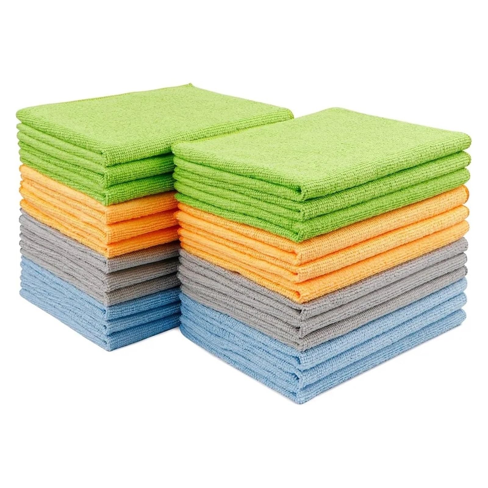 24-Pack Lint-Free Microfiber Cloths - 12x16 Inch Towels for Car Detailing Kitchen Home Cleaning — view 3