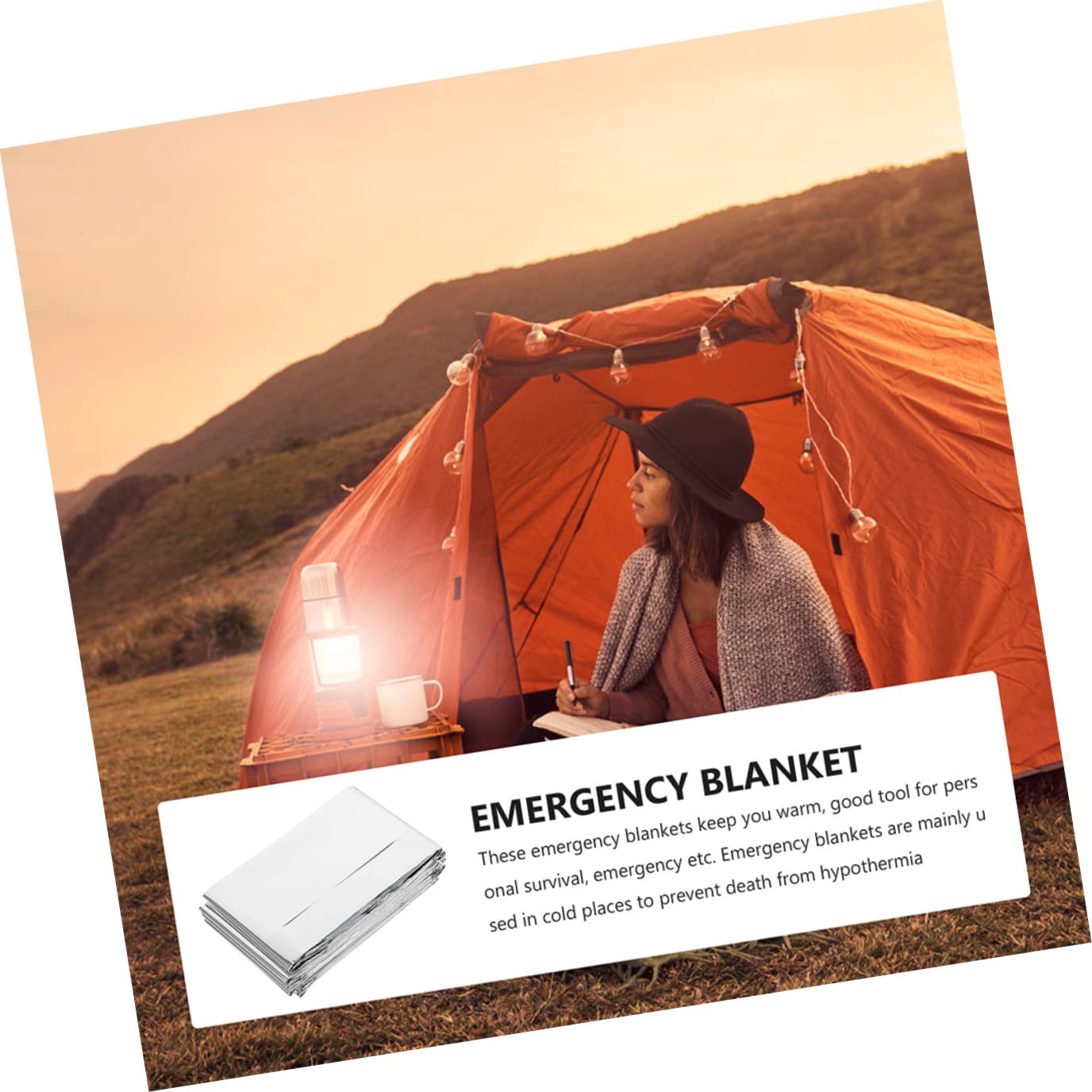 Amazon.com: Yardenfun Outdoor Blanket 6pcs Tent Hiking First or Mat Survival  Gear Beach Sleeping Supplies Heat Climbing Thermal Outdoor Reflective  Blanket Sandproof Greenhouse Camping Foil Warm Camping Blanket : Sports u0026  Outdoors