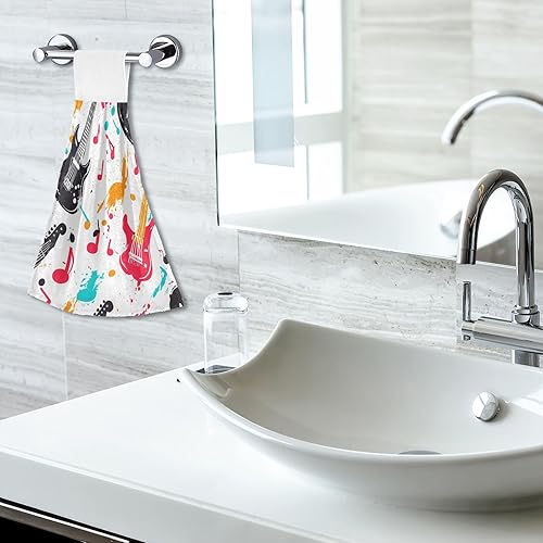 Miniatura 7 de Kitchen Tie Towel Bath Towel Cute Pangolin Sage Green Retro Musical Rock White Sets escurridor de vasos para cocina