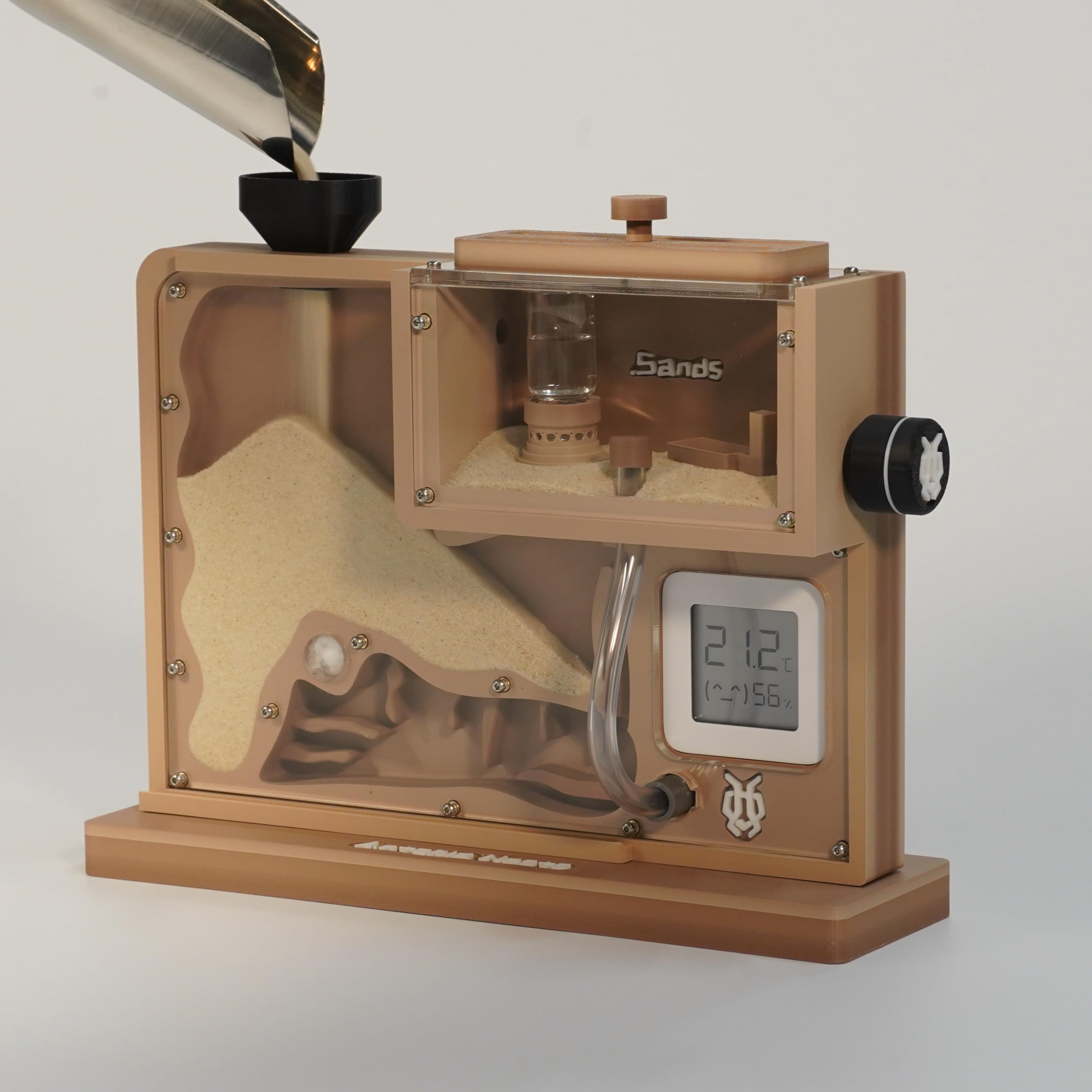 Antopia.Nests Sand-Ant Farm Nest, Sand-Stil Formicarium-Habitat mit integriertem Außenbereich, Feuchtigkeitssystem und Beobachtungsbereich für Ameisenhaltung