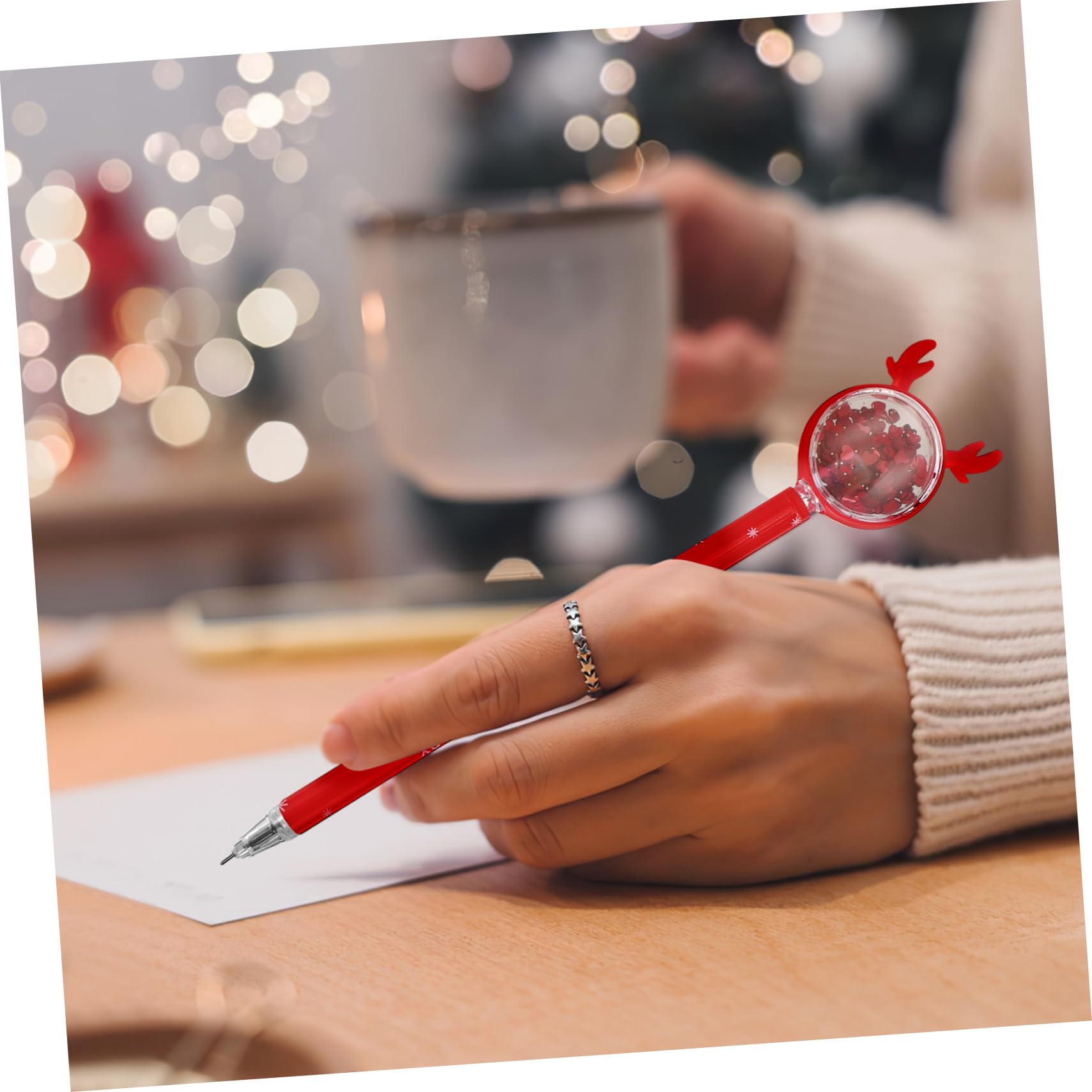 Stylos De Noël Uniques Design Délan Paillettes 36 Instruments Décriture Colorés Pour Le Bureau Et Les De Fête