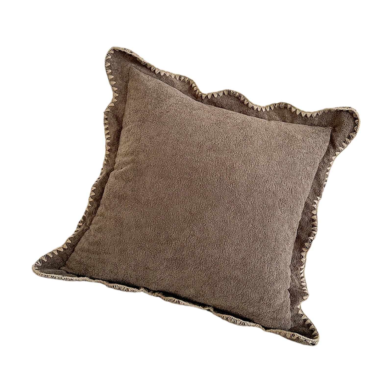 Nucelit Washable Removable Cloud Plush Pillow Cover Soft Cushion Cover for Sofa Chair Bed Decoration Multipurpose Pillow