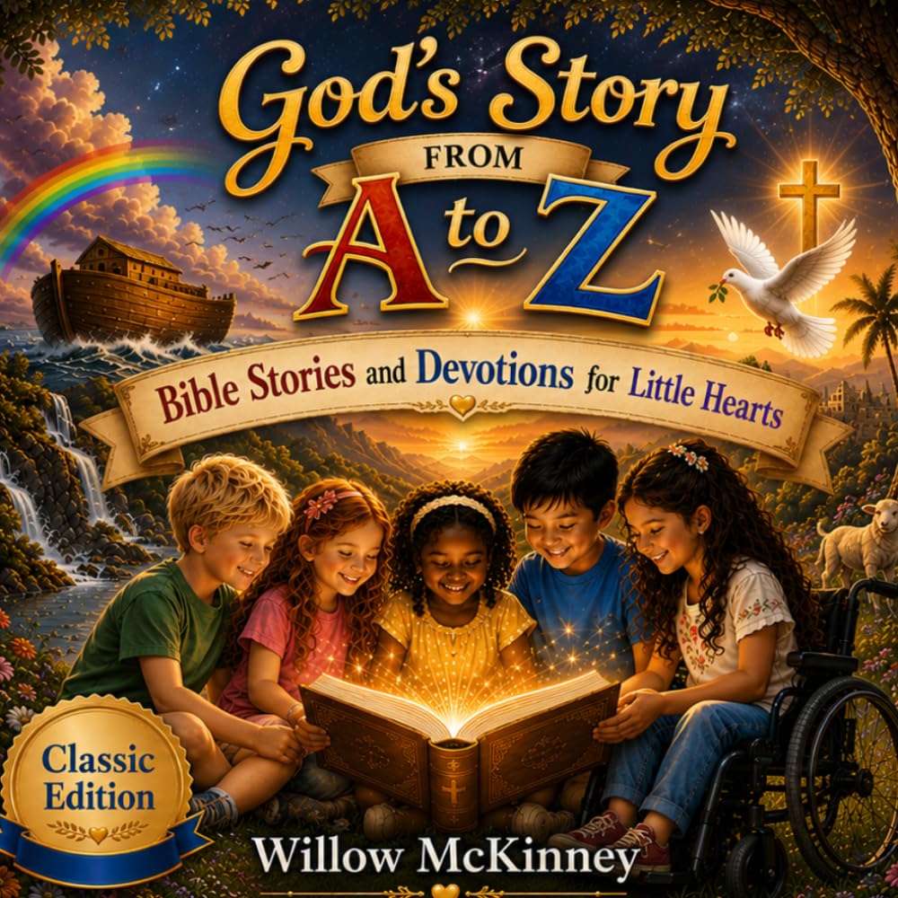 God's Story from A to Z: Bible Stories and Devotions for Little Hearts