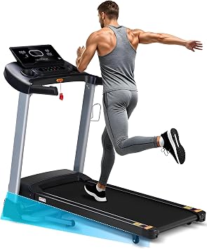 ATEEDGE Heavy Duty Treadmill for Home, 18% Auto Incline, 400LBS Capacity, 3.5HP, 0.512 MPH Speed, 18.9 Wide Belt, 36 Programs, Bluetooth APP Running Machine