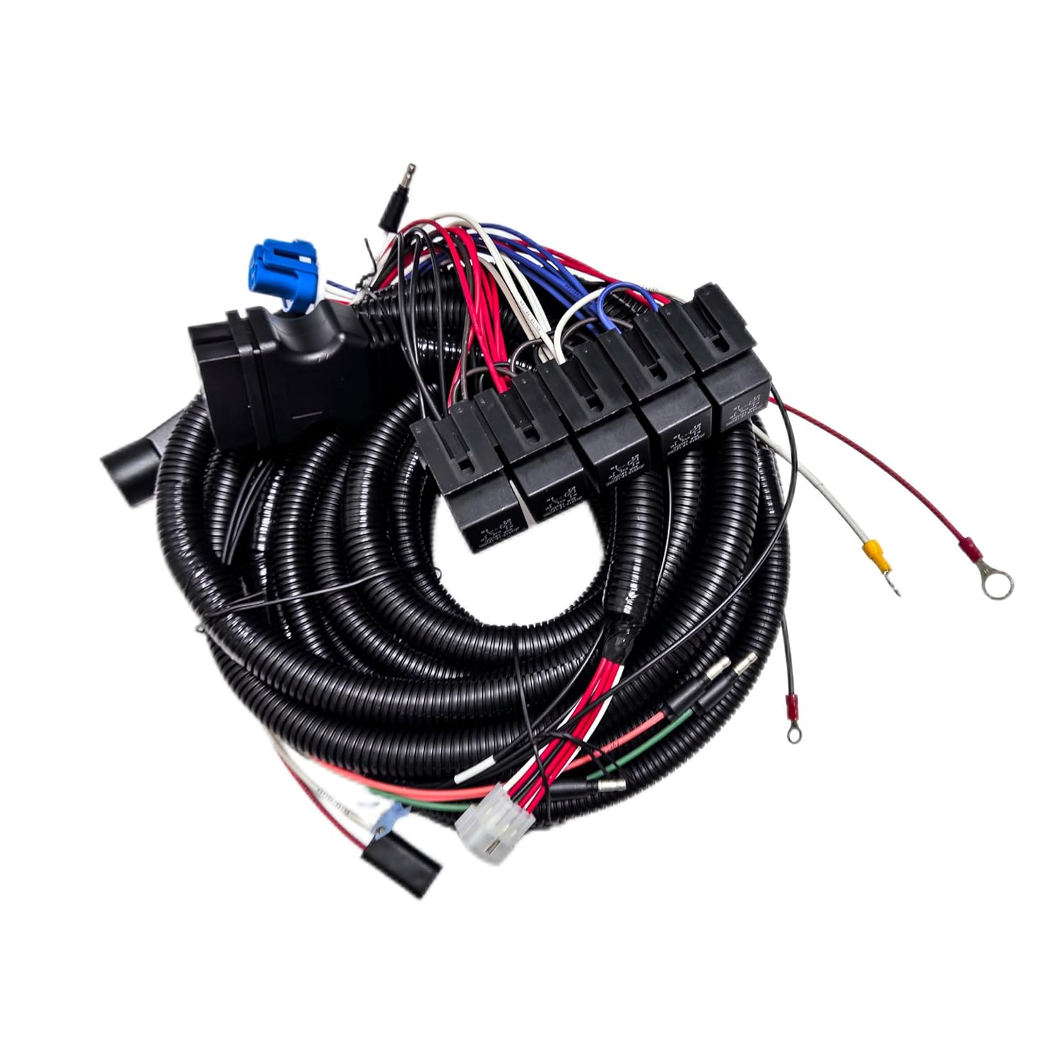 13 Pin 5 Relay Wiring Harness Truck Side MSC08001 MSC04316 412416 Compatible with Boss Snow Plow Power-VDXT Straight-Blade Trip-Edge
