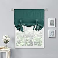 Vista 117 de NICETOWN Cortina Opaca para Ventana de Baño - Cortinas Enrollables de Privacidad con Aislamiento Térmico para Puerta de Vidrio/Ventana de Cocina