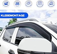 JHCHAN Ford Ranger 2023-2026 szélvédő szett, 4 részes füstös akril, öntapadós 3