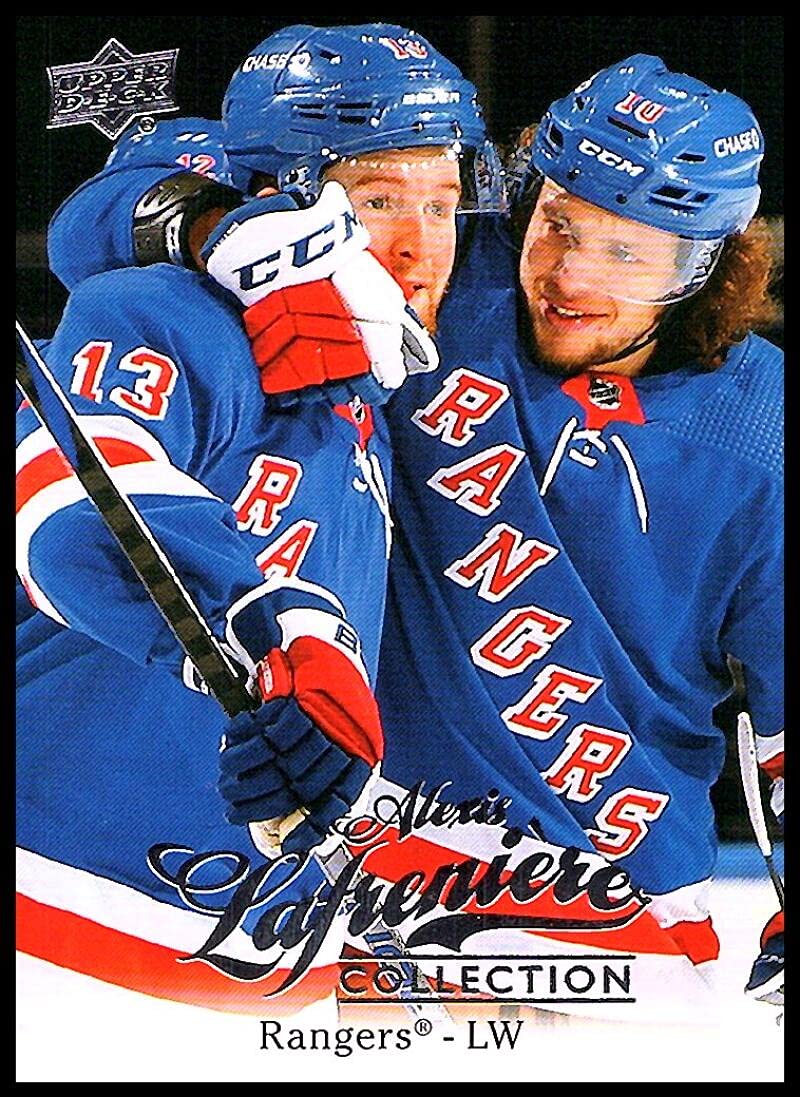 Amazon.com: 2020-21 Upper Deck Alexis Lafreniere Collection #20 Alexis  Lafreniere RC Rookie New York Rangers NFL Hockey Trading Card :  Collectibles & Fine Art