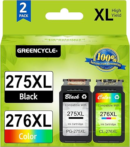Miniatura 7 de greencycle PG245XL CL246XL Cartucho de tinta de repuesto para Canon PG-245XL CL-246XL 245XL 246XL compatible con PIXMA TS202 TS3120 MG2522 TR4520