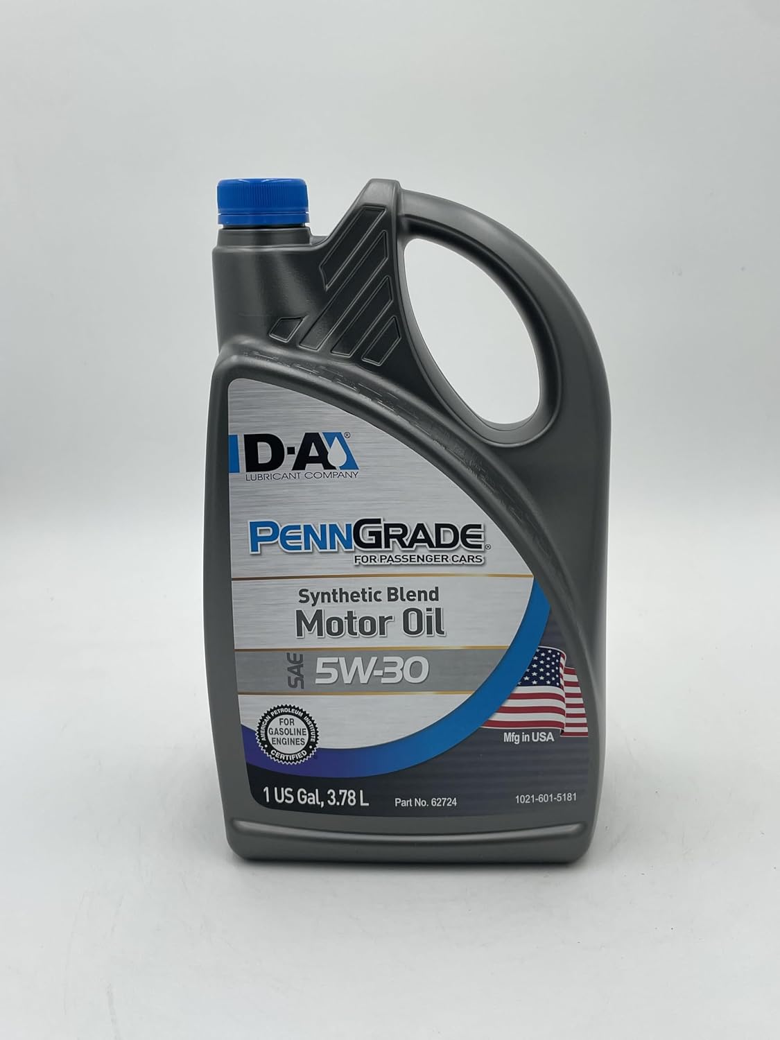 PennGrade Motor Oil | D-A Lubricants | Synthetic Blend | SAE 5W-30 | 4 Gallon Case (16 Quarts)