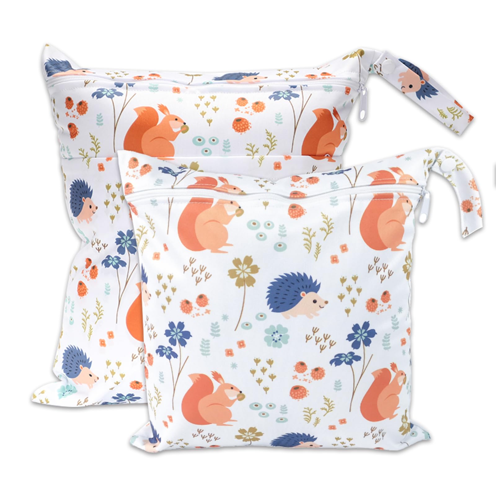 2 Pièces Sac à Couches Lavables,Sac de Couche Réutilisable, et imperméables pour Les Couches de bébé, Les Voyages et la Plag