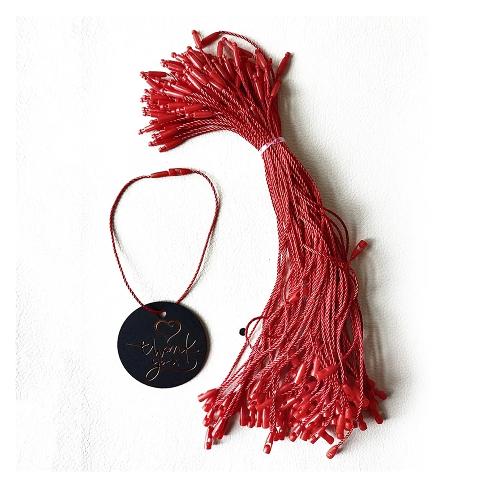 600 etiquetas para colgar ropa, cuerda roja, 20 cm, etiquetas de ropa, cerraduras para bolsos, juguetes, tarjetas, bricolaje, ropa, decoración de costura