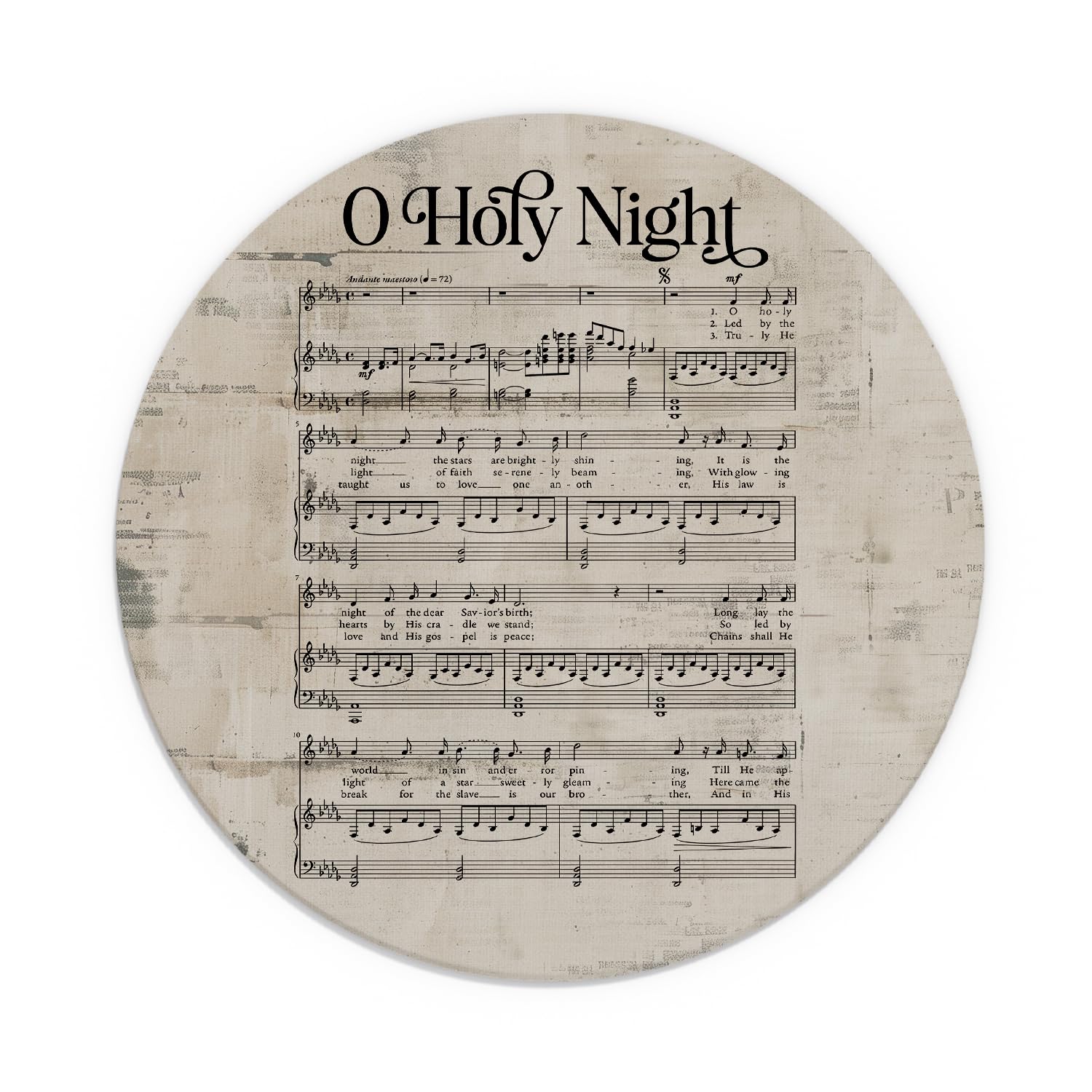 Christian Mouse Pad O Holy Night Bible Verse Mouse Pads Mousepad for Desk Home Office Dorm Computers Laptop