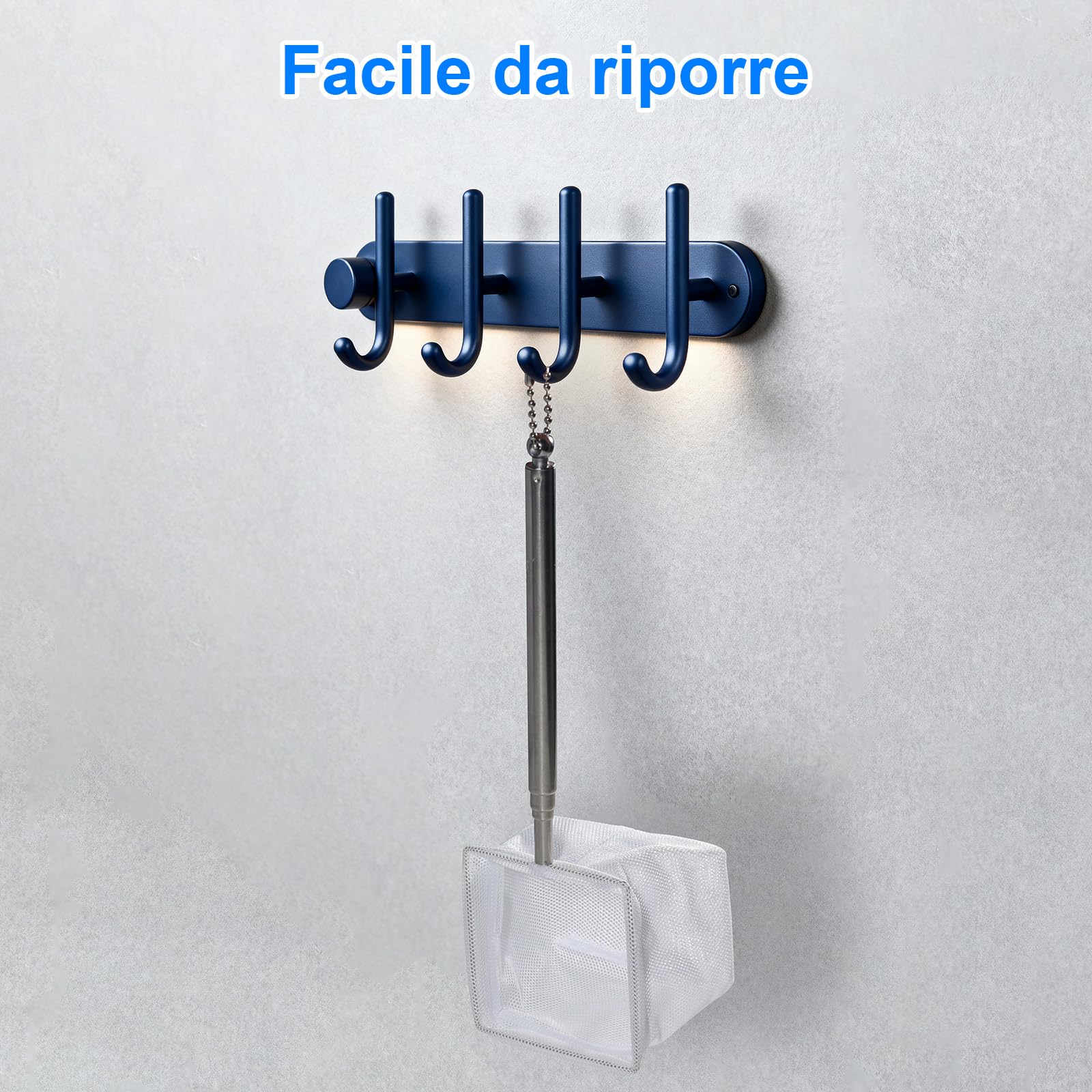 Set di 2 Retini Mini Acquario con Manico in Acciaio Inossidabile – Rete da Pesca a Maglia Fine con Manico Telescopico (13-40 cm) per Acquario, Stagno e Pulizia (8x6,5 cm)
