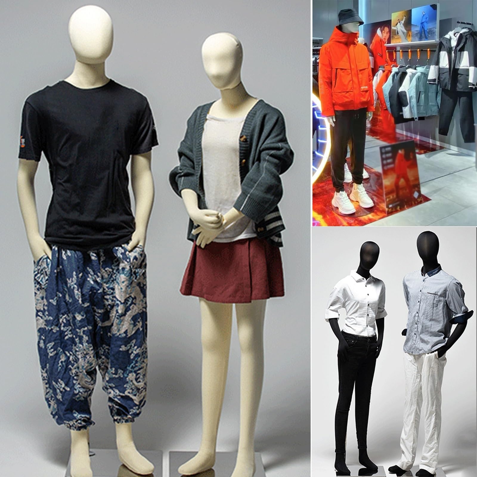 トルソー ボディ マネキン 店舗什器 ディスプレイ メンズ 男性 