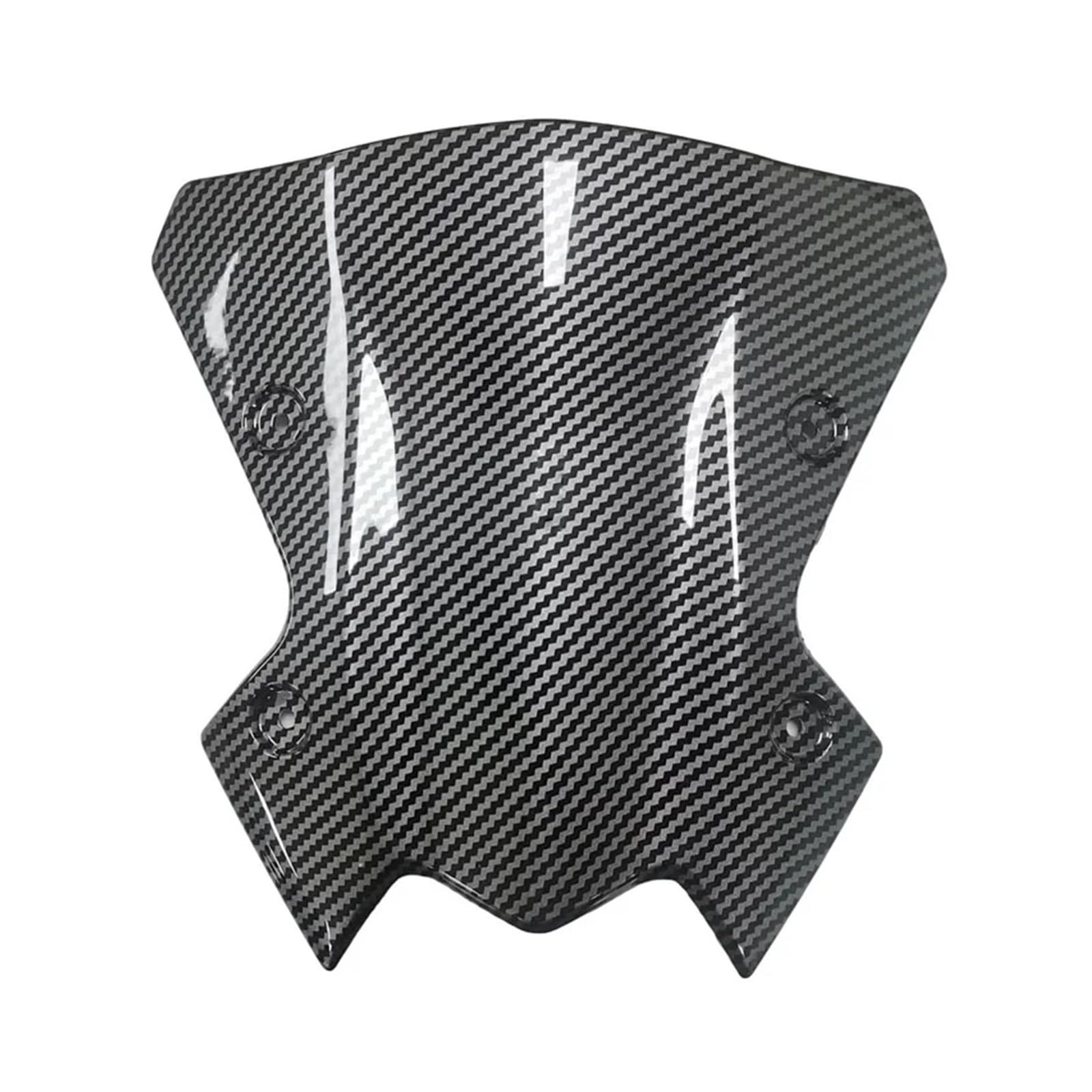 Przednia szyba motocyklowa Szyba Motocyklowa Do Kawasaki Z900 2020-2022 2023 Przednia Plastikowa Osłona Przednia Deflektory Z Włókna Węglowego powietrzadeflektor(Carbon Fiber Look)