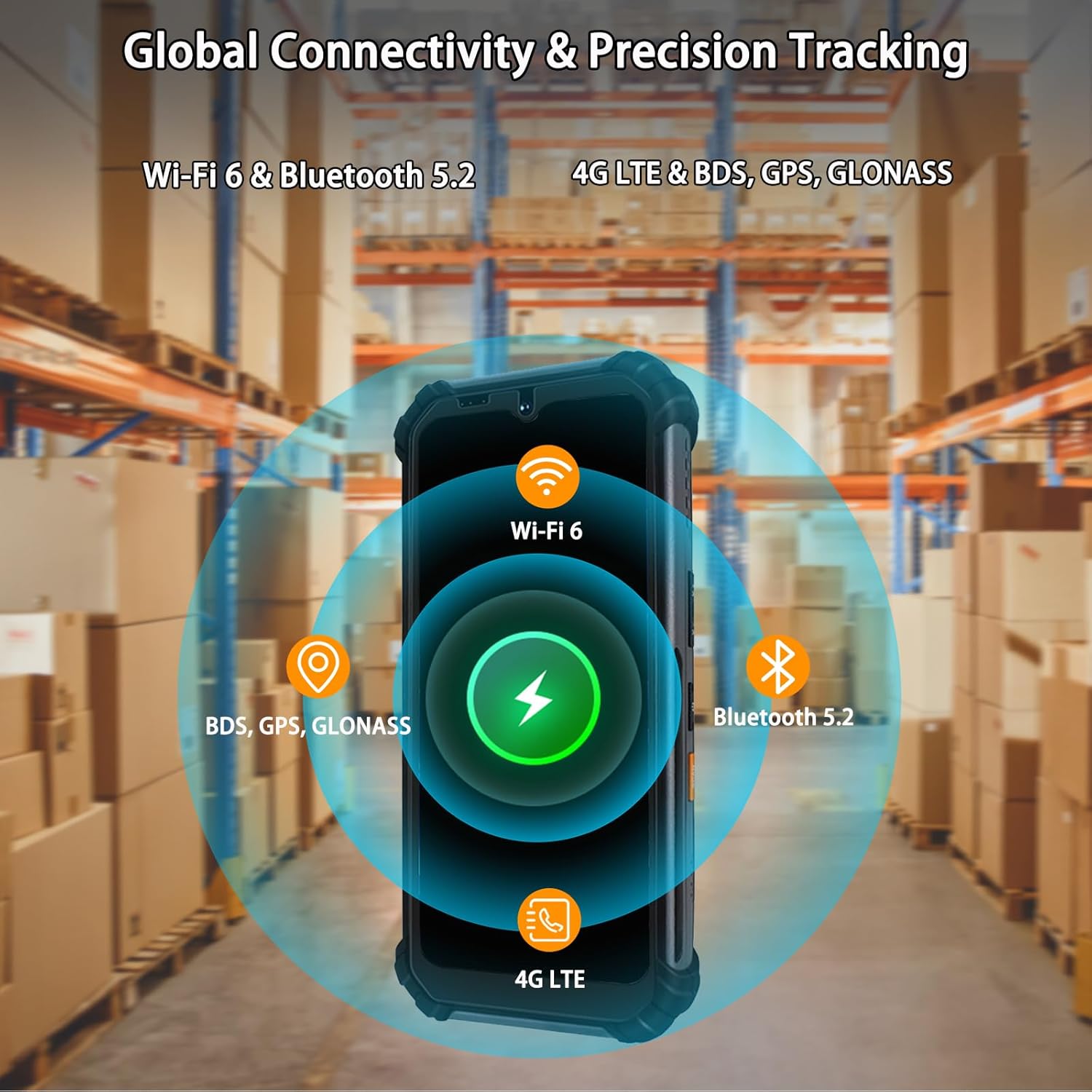 SH66 Windows 11 Handheld Terminal, Intel N100, 8GB+256GB, 6.5" Rugged Data Terminal PDA, 4G LTE/GPS/Wi-Fi 6/Bluetooth 5.2, 5000mAh Detachable Battery (SH66, 8GB+256GB)