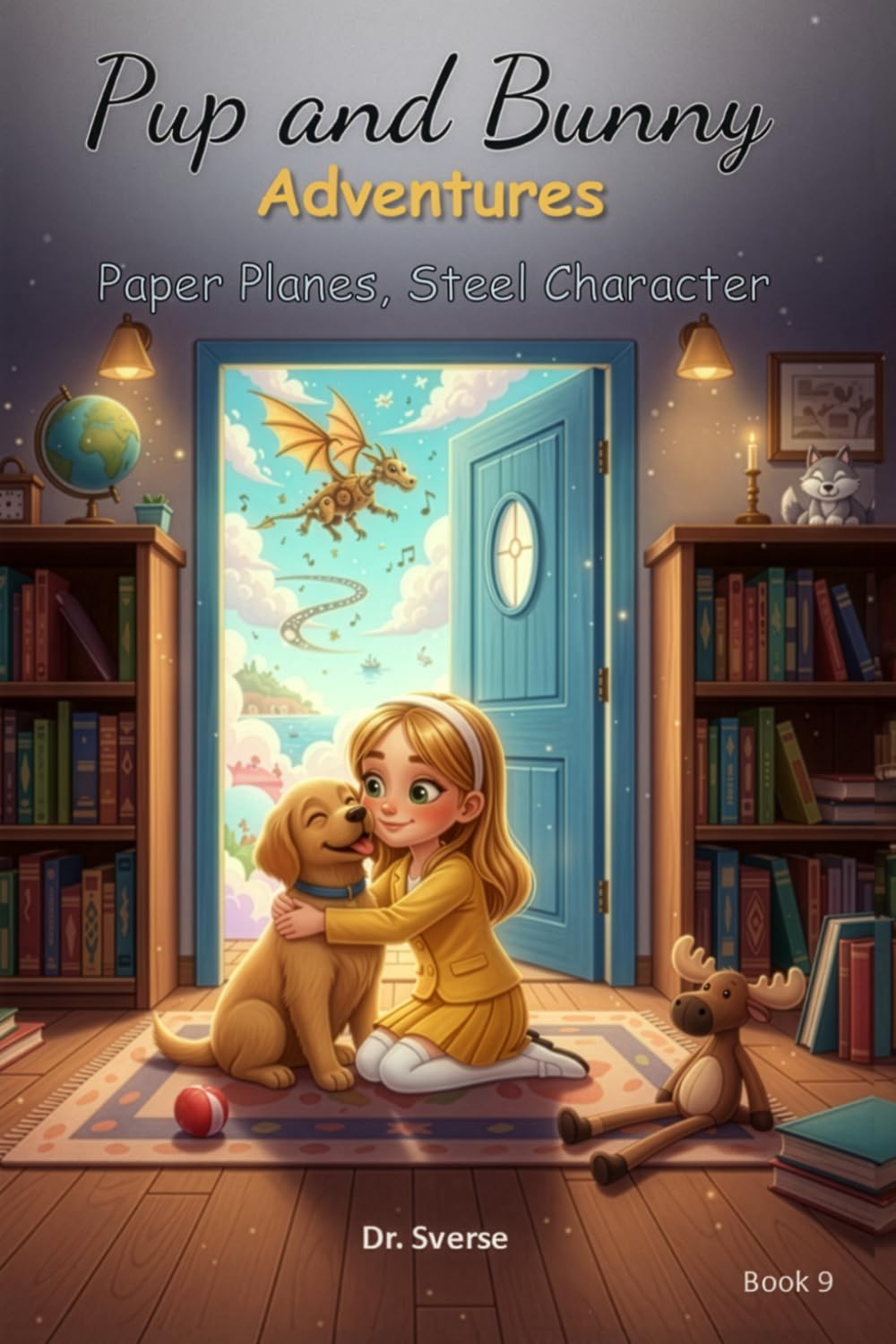 Pup and Bunny Adventures, Book 9 - Paper Planes, Steel Character: Magical Rhyming Journeys with Dog: Social-Emotional Learning for Early Readers