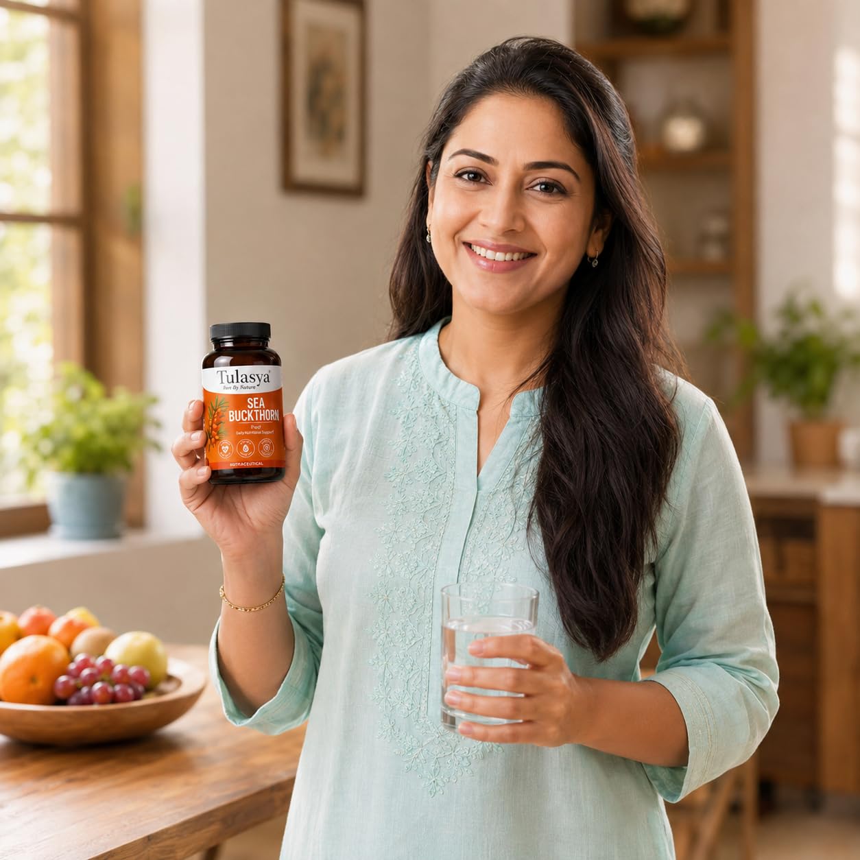 Himalayan Sea Buckthorn Capsules 1000mg | Veg Capsules with Rare Omega 3 5 7 9 | Heart Health Skin Glow & Immunity Support | FSSAI Certified | 60 Veg Capsules | 30-Day Supply — Amazon image 4
