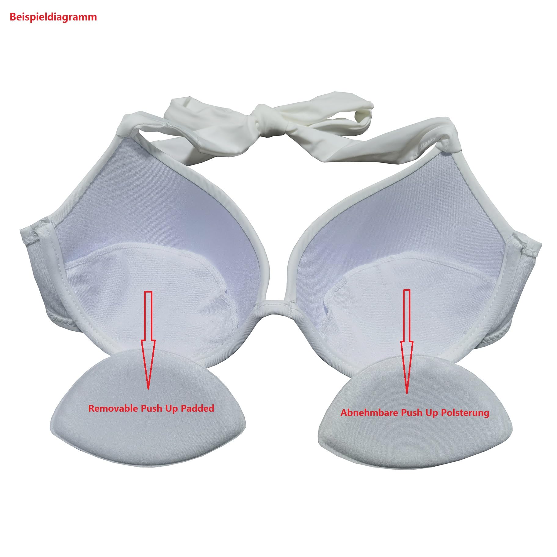 Bikini Donna Costume da Bagno Push Up Imbottito Reggiseno Due Pezzi Coordinati da Bikini per Donna
