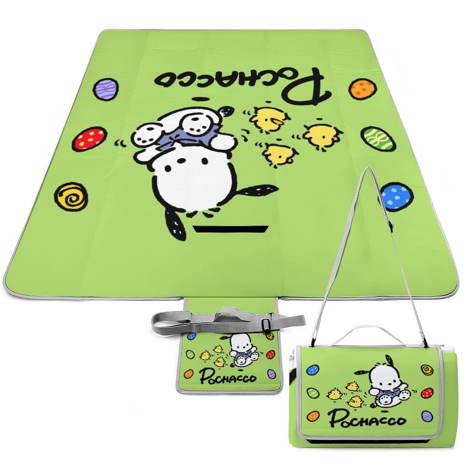 Amazon.co.jp: ポチャッコ レジャーシート コンパクト 大判 ピクニック