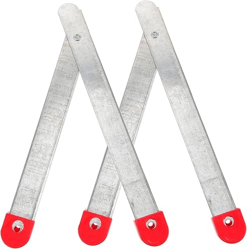 2 piezas de escalera de bisagra plegable escalera telescópica junta escalera ligera escalera escalera de ático accesorio escalera escalera de