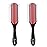 Koeuoi 2 Pcs 9 Row Classic Styling Curly Hair Brush for Detangling, Separating, Shaping. For Women and Men Wet or Dry Hair.