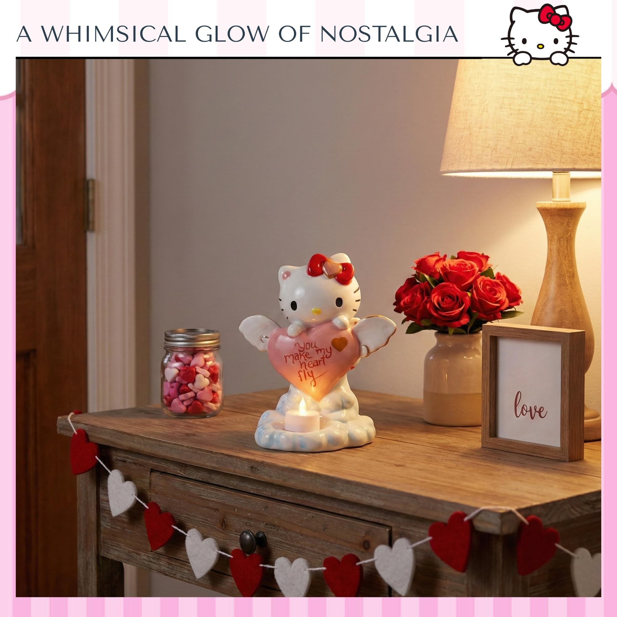 Amazon.com: Blue Sky Clayworks Hello Kitty You Make My Heart Fly