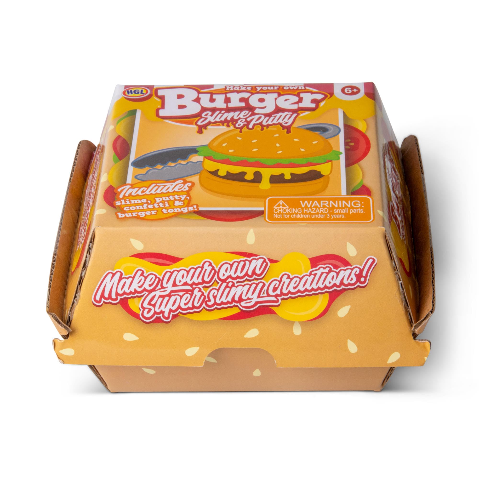 MAKE YOUR OWN BURGER SLIME AND PUTTY