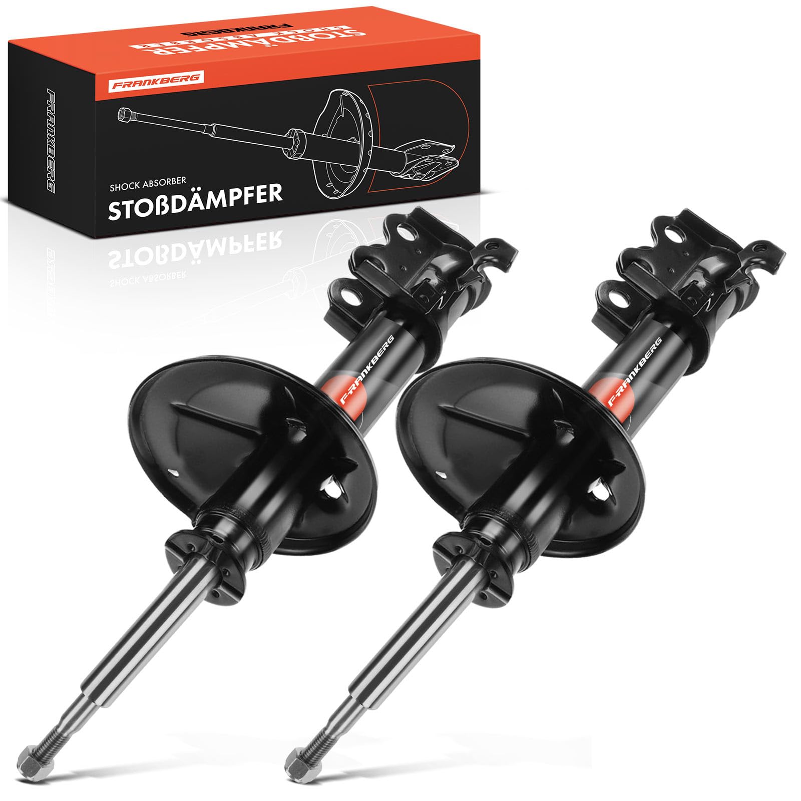 Frankberg 2 amortiguadores delanteros amortiguadores de gas de 480 mm | TD1128700D; Compatible con: Starlet P8
