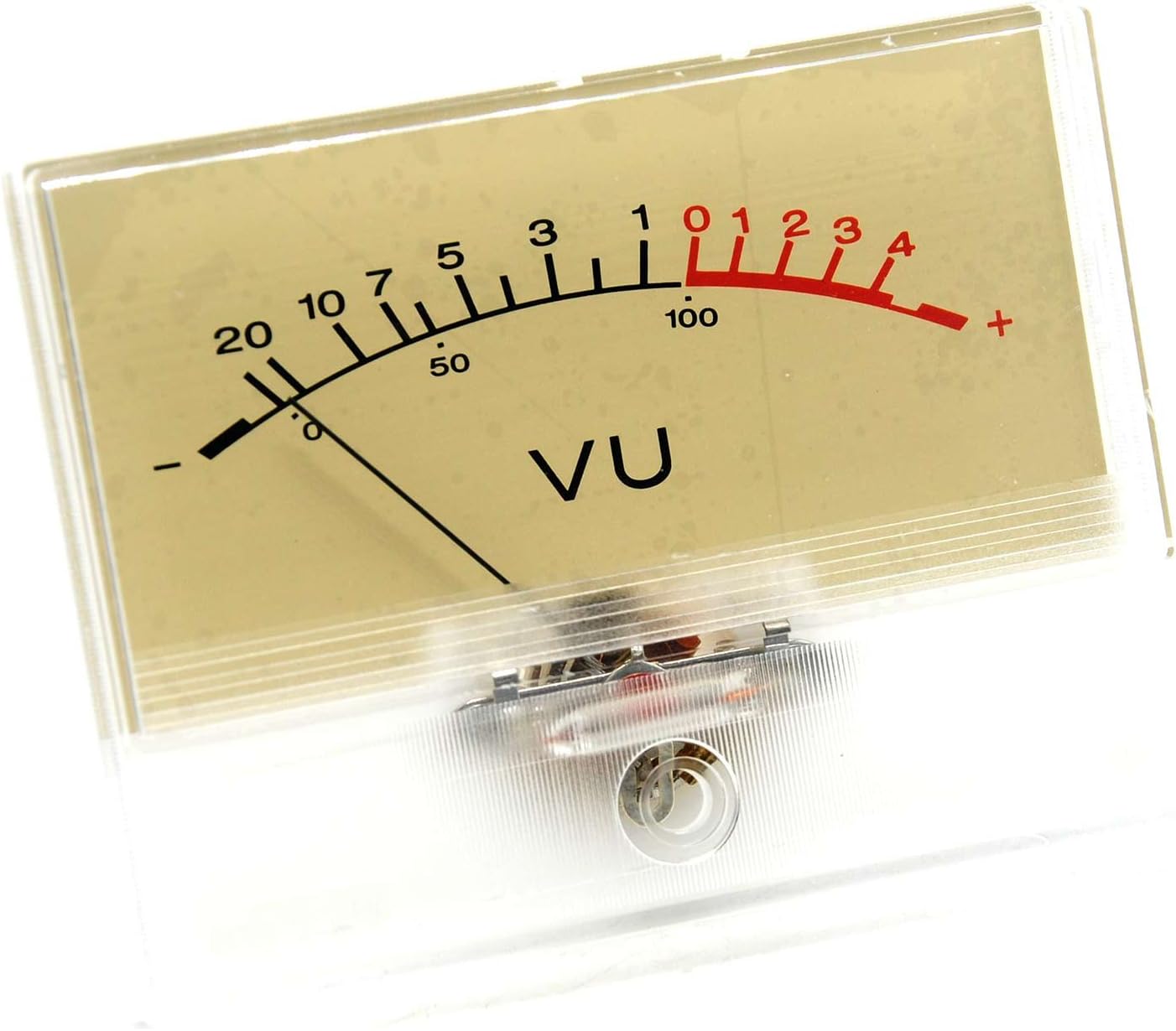 VU Meter DB Level Header Amplifier Chassis Audio Preamp with Backlight T-90
