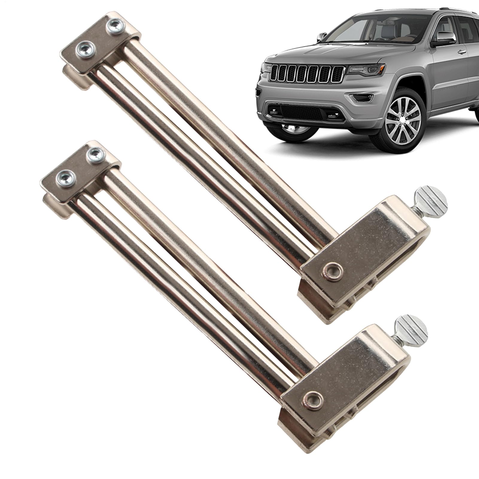 Abrazadera de manguera de freno de metal ajustable de 2 piezas para reparación de tubos de coche