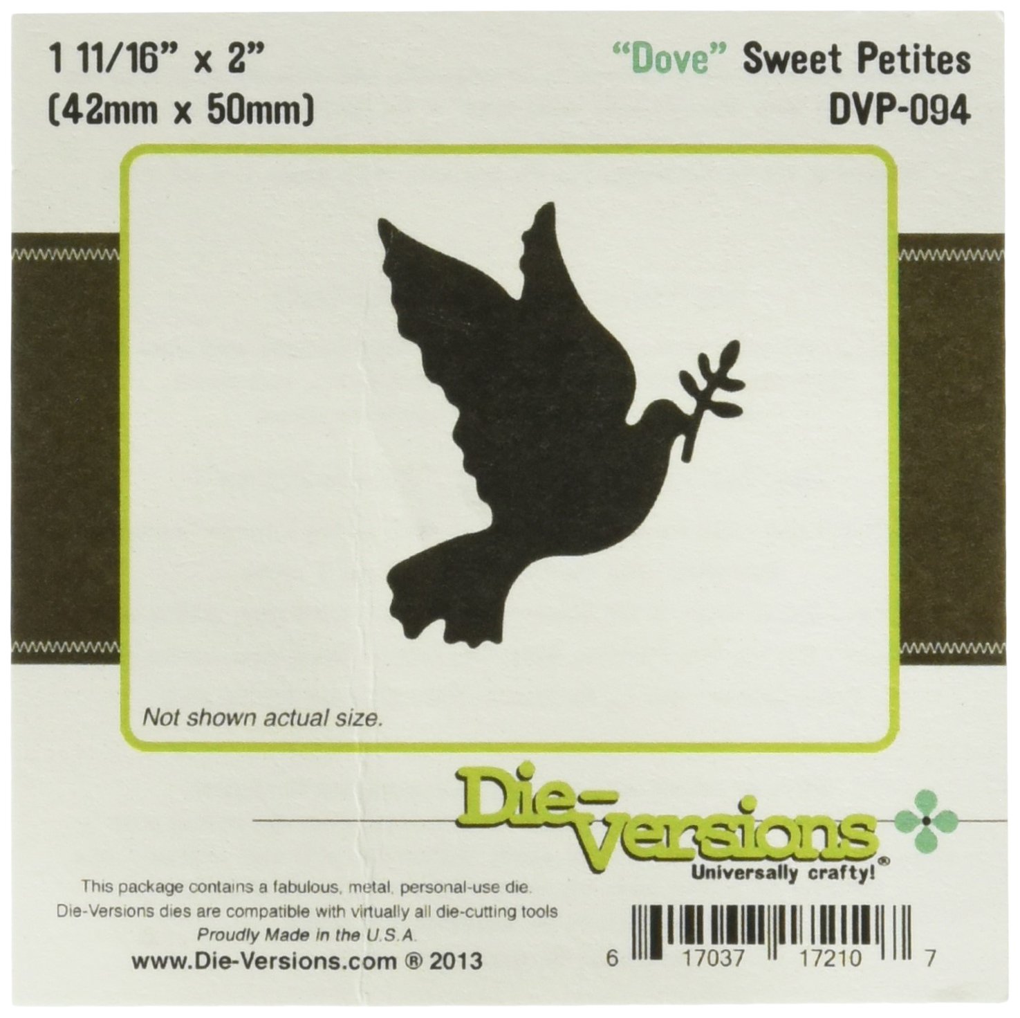 Sweet Petites Dove Word Design Die, Multi-colour, 1.687"X2" - Image 2