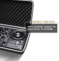 Vista 2 de Funda LTGEM para mezclador de DJ Numark Party Mix II o Hercules DJControl Mix Ultra, Negro (Solo la funda)