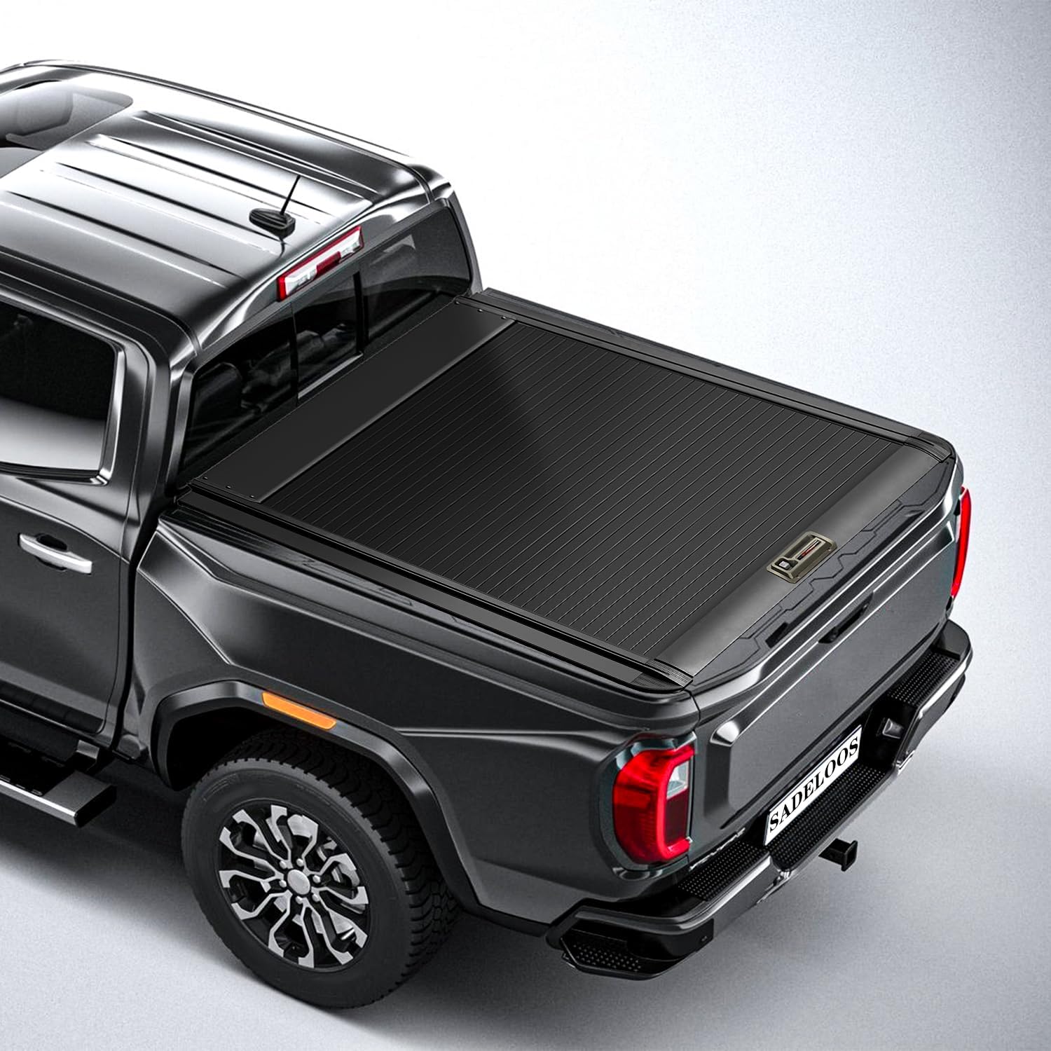 Retractable Truck Bed Tonneau Cover for 2015 2016 2017 2018 2019 2020 2021 2022 2023 2024 2025 2026 Chevy Colorado/GMC Canyon (5.2' /61.7" Bed) Hard Truck Bed Cover Key Lock