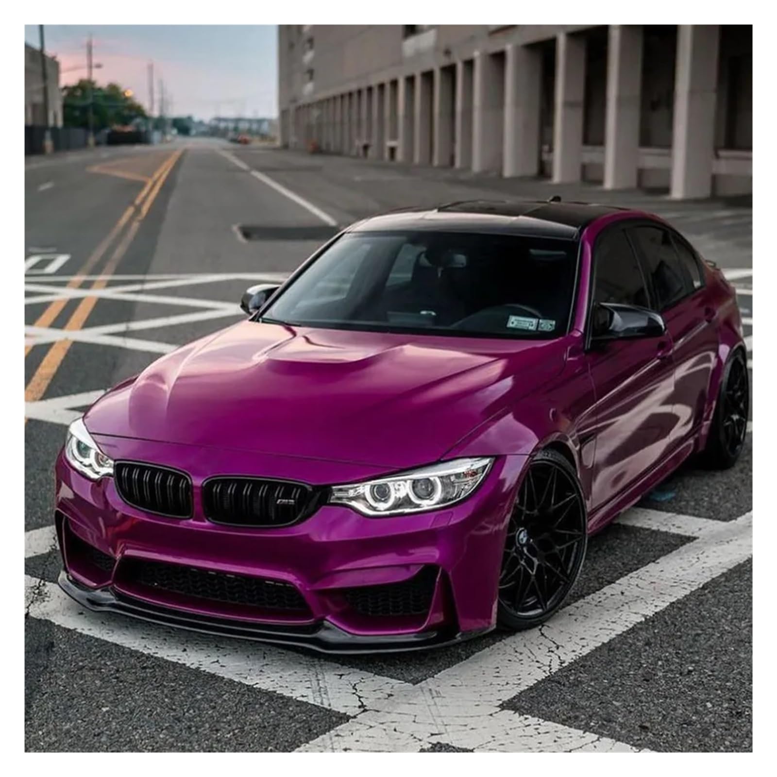 Przedni Zderzak Spoiler Kompatybilny z BMW 3 M3 F80 4 M4 F82 F83 2015-2020
