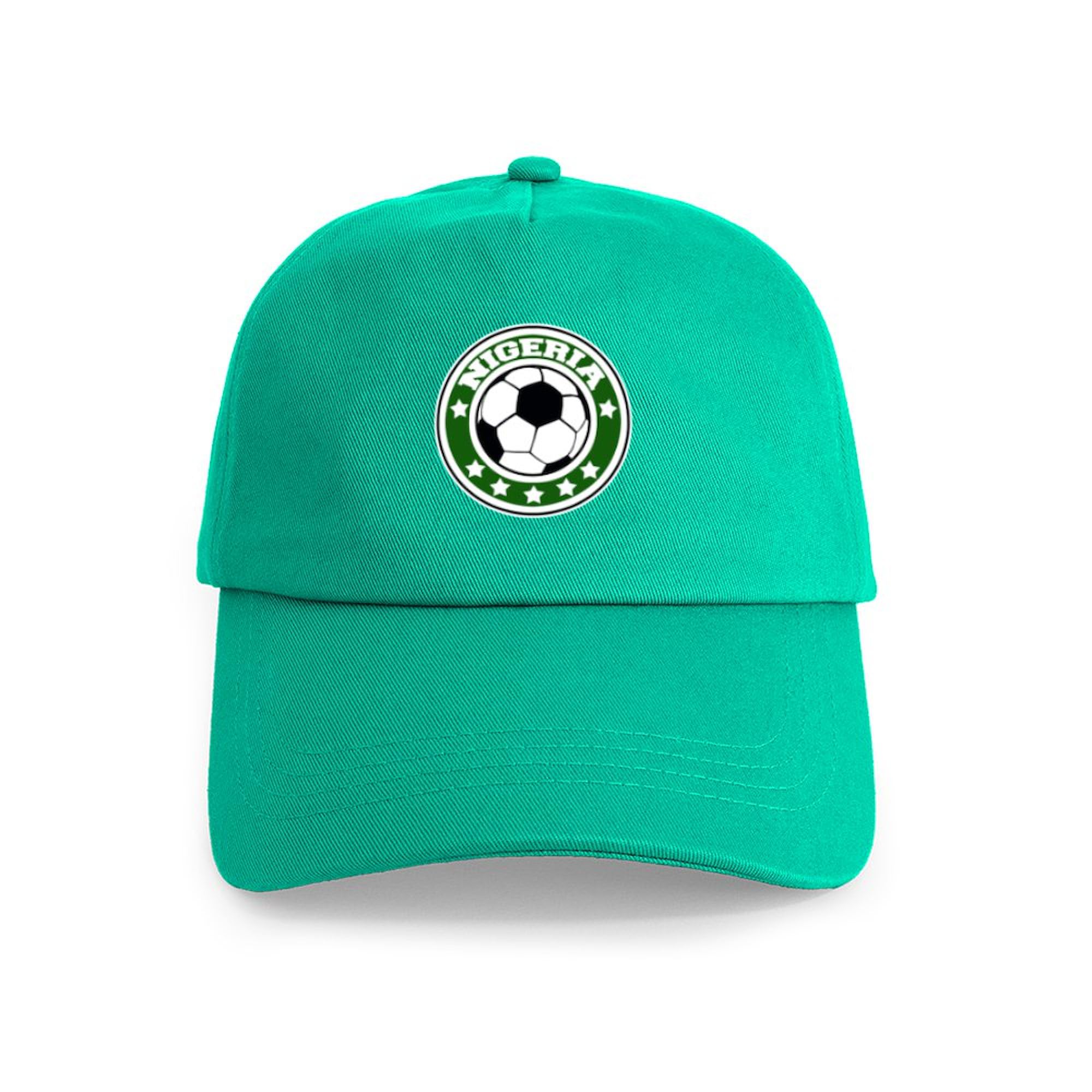 CafePress Nigeria Soccer Cap Unique Adjustable Baseball Hat Green