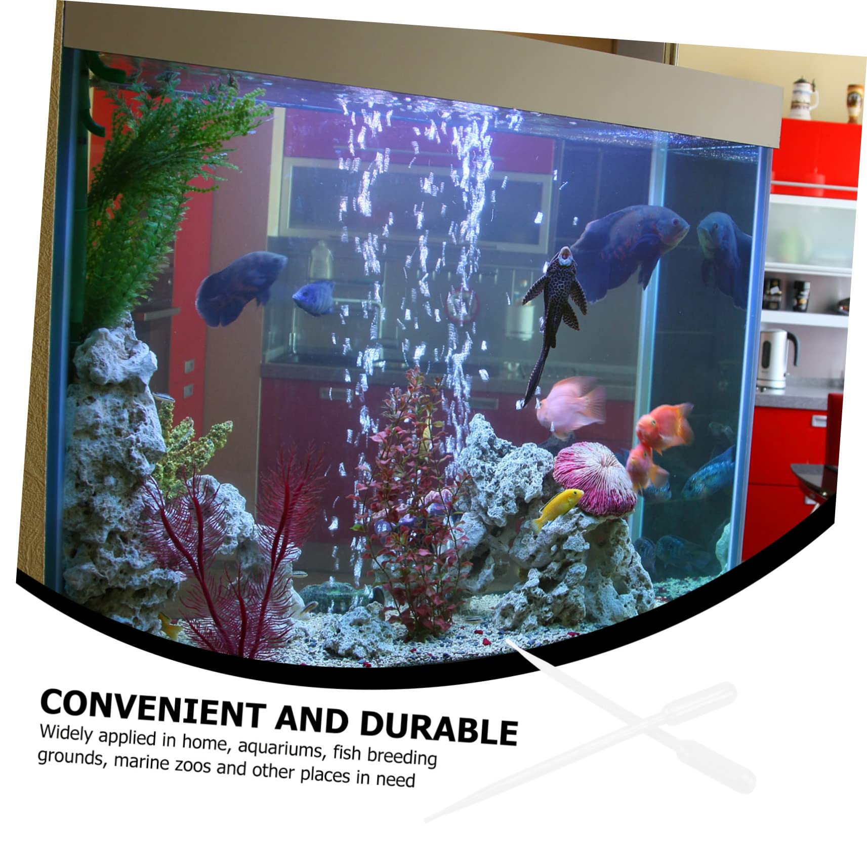 BESPORTBLE Aquarium Toys for Fish 10pcs Medicine Shrimp Feeders and Long Plastic Tube