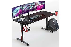SEVEN WARRIOR 55'' Gaming Desk: Ultimate Gaming Arena
