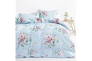 Wake in Floral Farmhouse Charm with Shabby Chic Comforter