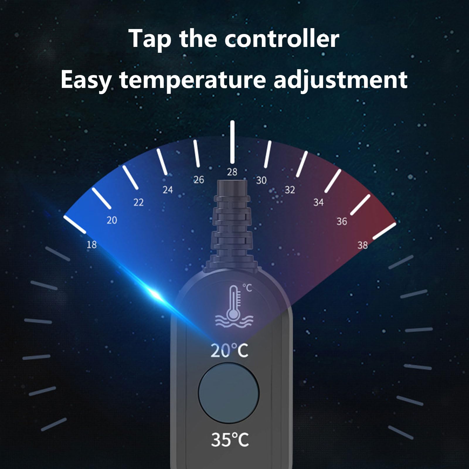 Riscaldatore Per Acquario, Riscaldatore Per Acquario Sommergibile, 300w/500w, Con Display Intelligente Della Temperatura A Led, Regolatore Di Temperatura Esterno, Protezione Dalle Alte Temperature