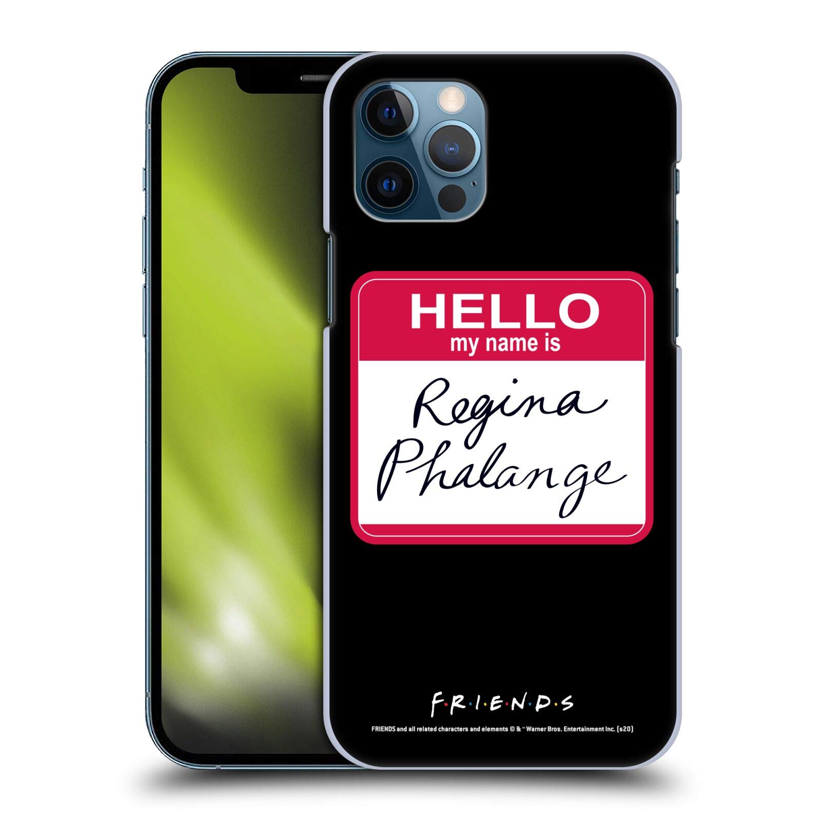Head Case Designs Officially Licensed Friends TV Show Regina Phalange Key Art Hard Back Case Compatible with Apple iPhone 12 / iPhone 12 Pro