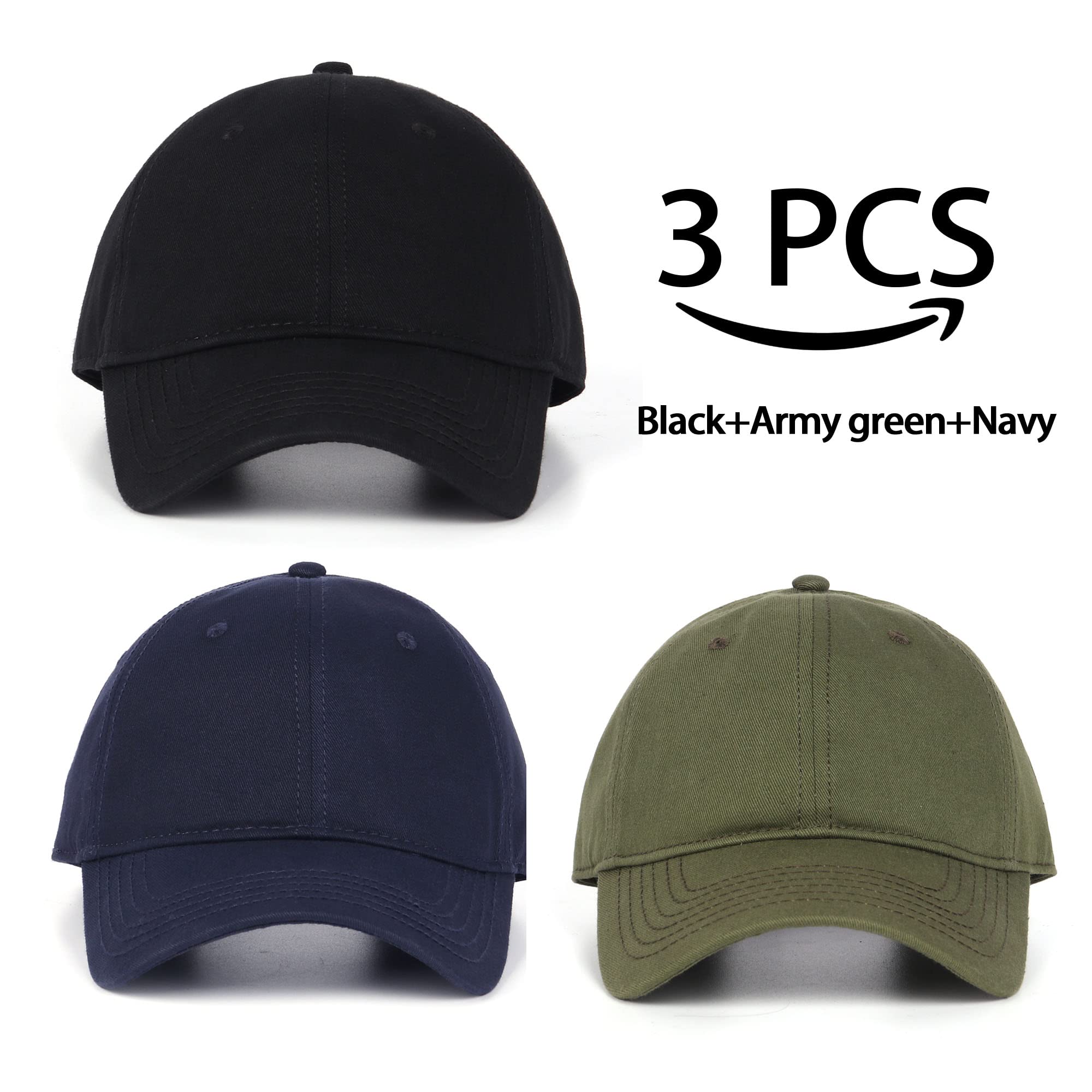 Zylioo Gorras de béisbol XL/XXL grandes para correr, gorra deportiva de gran tamaño para papá, gorra clásica de golf y tenis para cabezas grandes