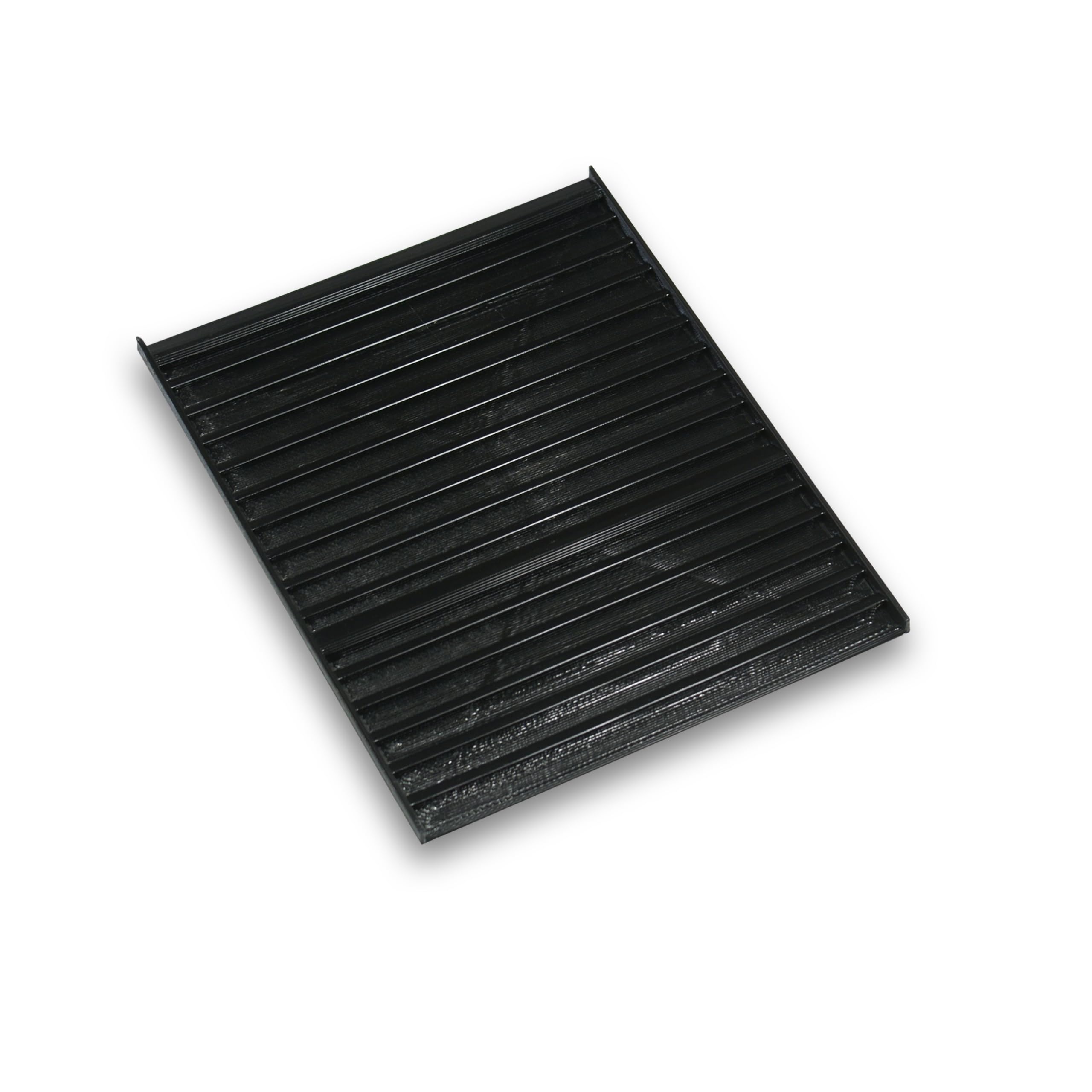Goldwaschmatte Gummi, 25 x 20 cm, Schwarz, robust, Goldmatte, zuschneidbar, Sluice Box Matting, Goldwaschrinne selber Bauen