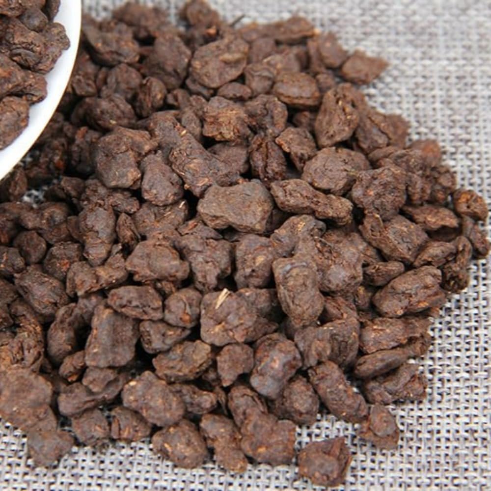 Herbata Fossil 100g Puerh Gotowana Herbata, Mała Puszka Herbaty Pu 'er, Unikalny Urok Herbaty