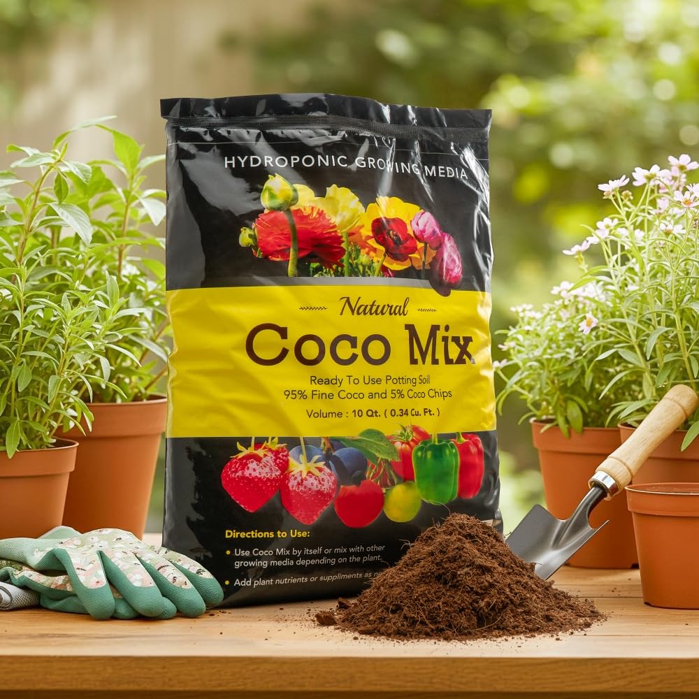 Amazon.com : Envelor Potting Soil Mix 10 Quart Bag 0.34 Cu. Ft