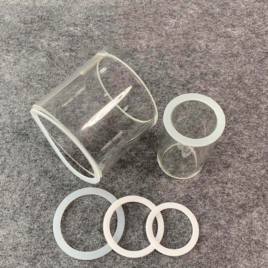 Juntas tóricas, juntas tóricas de silicona, Tira de junta de sellado sanitario de goma de silicona plana, for mejoras en el hogar, piezas de herramientas de triple abrazadera, 10 Uds.(520x500mm h2.5)