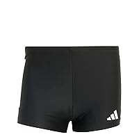 Adidas Homme 3 Stripes Swim Boxers, Black/White