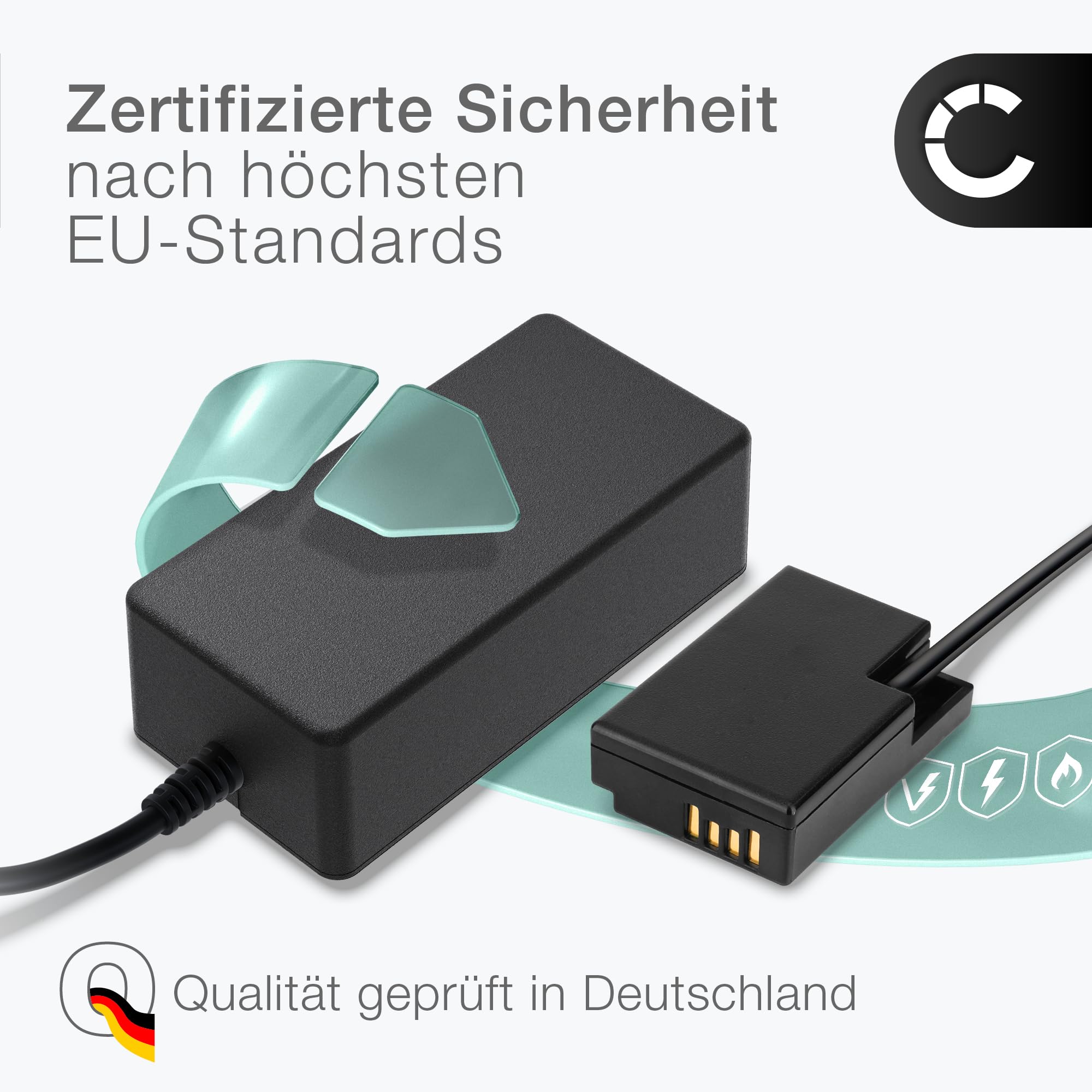 CELLONIC Adapter sieciowy kompatybilny z Canon EOS R50, R100, R10, 77D, M6 | ACK-E18, AC-E6N + DR-E18 + DC Coupler (akumulator Dummy), ok. 3 m, 100-240 V, zasilanie ciągłej kamery, do Canon AC-E6